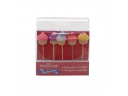 Mason Cash Cupcake Design Candles x 5